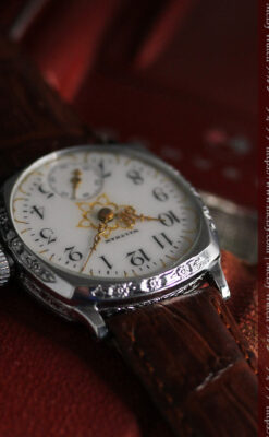 ウォルサムのアンティーク腕時計 輝く星と5つの半月 【1900年頃】-W1517-10