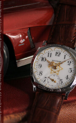 ウォルサムのアンティーク腕時計 輝く星と5つの半月 【1900年頃】-W1517-4