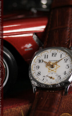 ウォルサムのアンティーク腕時計 輝く星と5つの半月 【1900年頃】-W1517-5