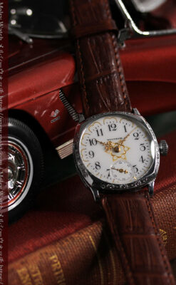 ウォルサムのアンティーク腕時計 輝く星と5つの半月 【1900年頃】-W1517-6