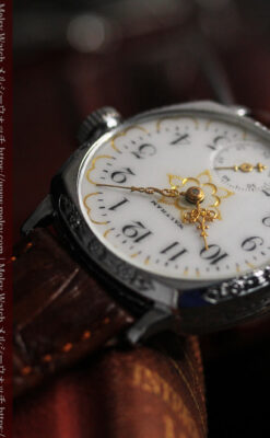 ウォルサムのアンティーク腕時計 輝く星と5つの半月 【1900年頃】-W1517-9