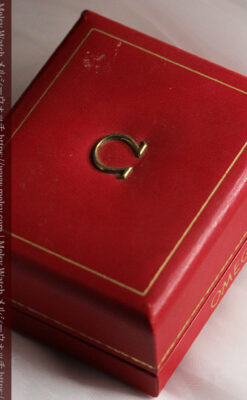 オメガ 18金アンティーク腕時計 14石のルビー＆ダイヤモンド 【1939年製】-W1518-23