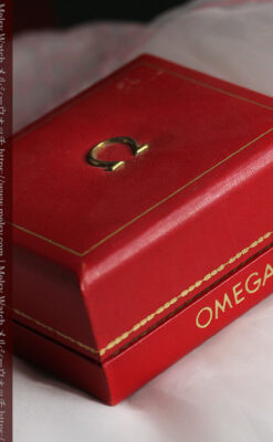 オメガ 18金アンティーク腕時計 14石のルビー＆ダイヤモンド 【1939年製】-W1518-24