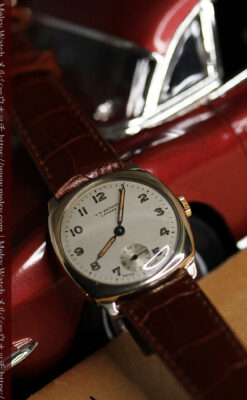 ベンソン クッション型 9金無垢アンティーク腕時計 【1954年頃】-W1519-10