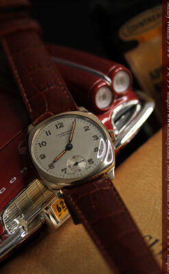 ベンソン クッション型 9金無垢アンティーク腕時計 【1954年頃】-W1519-4