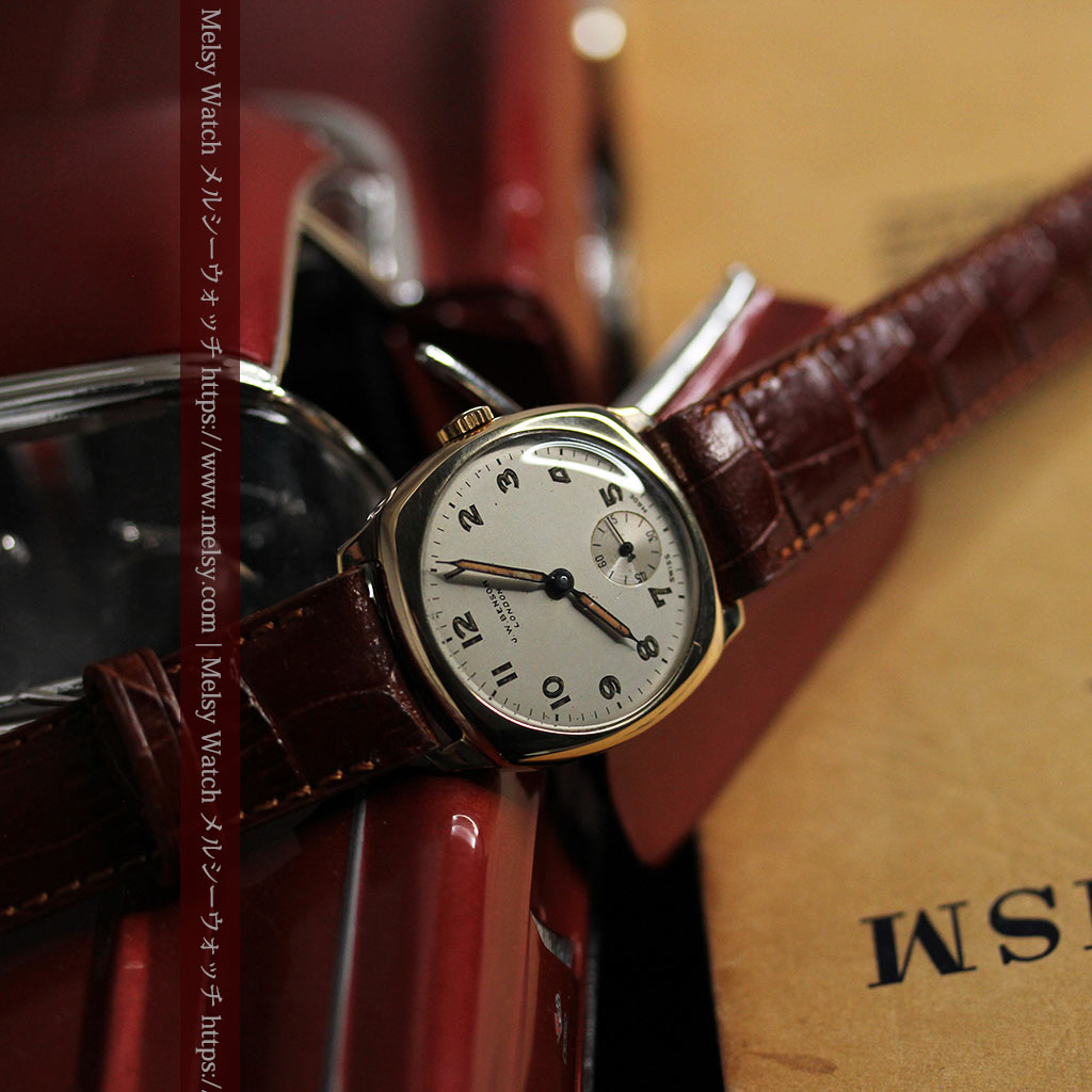 ベンソン 9金無垢アンティーク腕時計 【1954年頃】箱付き