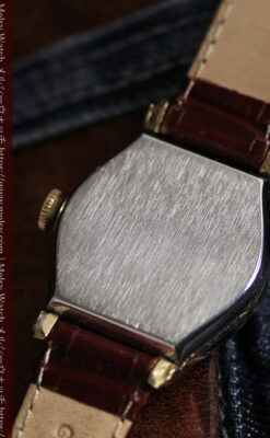 ウォルサムの六角形の趣きあるアンティーク腕時計 【1920年頃】-W1520-16