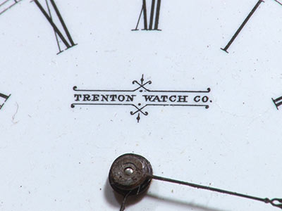 ご依頼のあったTRENTONの懐中時計の文字盤