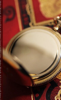 エルジン アンティーク懐中時計 5つのダイヤモンドを束ねる 【1900年頃】-P2300-19