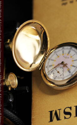 エルジン アンティーク懐中時計 5つのダイヤモンドを束ねる 【1900年頃】-P2300-6