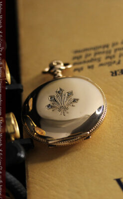 エルジン アンティーク懐中時計 5つのダイヤモンドを束ねる 【1900年頃】-P2300-7