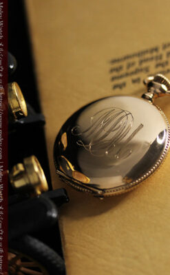 エルジン アンティーク懐中時計 5つのダイヤモンドを束ねる 【1900年頃】-P2300-8