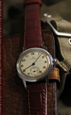 オメガ カジュアルでレトロなアンティーク腕時計 【1940年製】-W1522-10