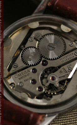 オメガ カジュアルでレトロなアンティーク腕時計 【1940年製】-W1522-17