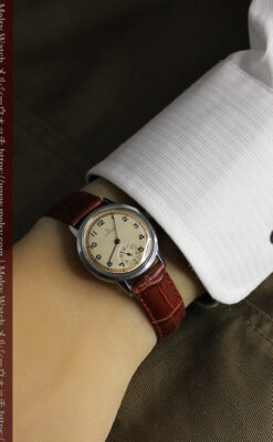 オメガ カジュアルでレトロなアンティーク腕時計 【1940年製】-W1522-19