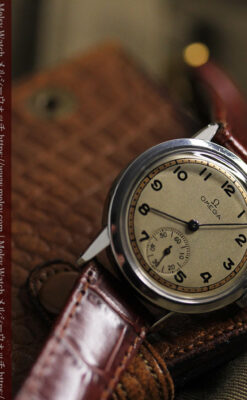 オメガ カジュアルでレトロなアンティーク腕時計 【1940年製】-W1522-8