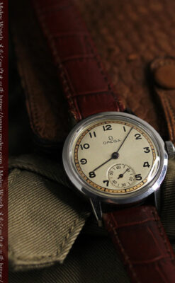 オメガ カジュアルでレトロなアンティーク腕時計 【1940年製】-W1522-9