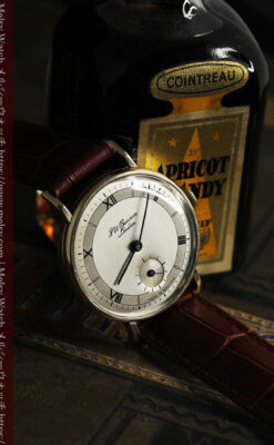 ベンソン レトロな美しさに魅入る9金無垢アンティーク腕時計 【1950年頃】-W1523-10