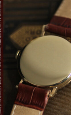 ベンソン レトロな美しさに魅入る9金無垢アンティーク腕時計 【1950年頃】-W1523-14