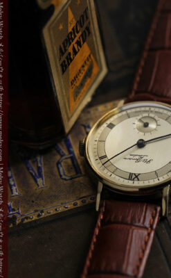 ベンソン レトロな美しさに魅入る9金無垢アンティーク腕時計 【1950年頃】-W1523-8