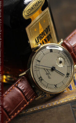 ベンソン レトロな美しさに魅入る9金無垢アンティーク腕時計 【1950年頃】-W1523-9