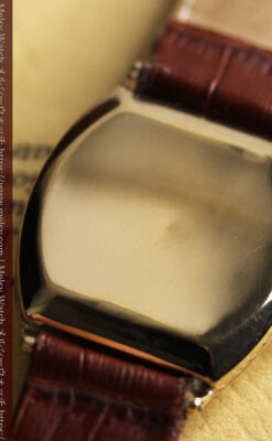 ロンジンのアンティークな面持ちが美しい樽型腕時計 【1928年頃】-W1525-17