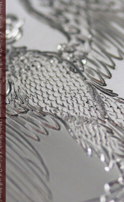 皇帝ナポレオンの鷲の彫り エルジンの銀無垢アンティーク腕時計 【1910年頃】-W1527-20