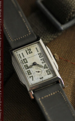 趣きある寂びの美しさ ウォルサムのアンティーク腕時計 【1930年頃】-W1531-11