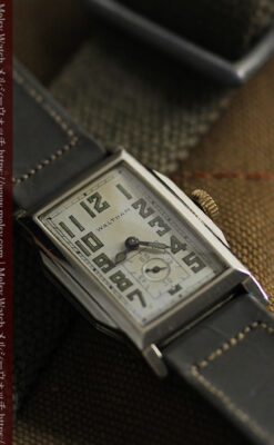 趣きある寂びの美しさ ウォルサムのアンティーク腕時計 【1930年頃】-W1531-12