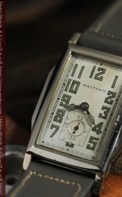 趣きある寂びの美しさ ウォルサムのアンティーク腕時計 【1930年頃】-W1531-13