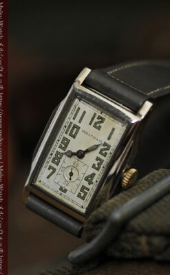 趣きある寂びの美しさ ウォルサムのアンティーク腕時計 【1930年頃】-W1531-14