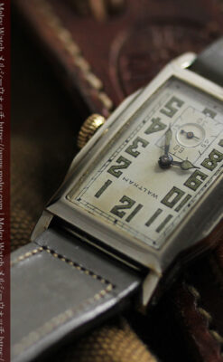 趣きある寂びの美しさ ウォルサムのアンティーク腕時計 【1930年頃】-W1531-15