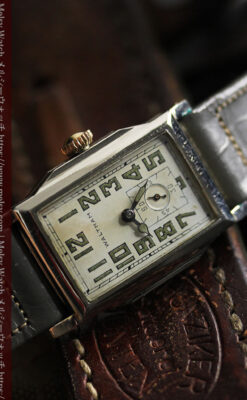 趣きある寂びの美しさ ウォルサムのアンティーク腕時計 【1930年頃】-W1531-16