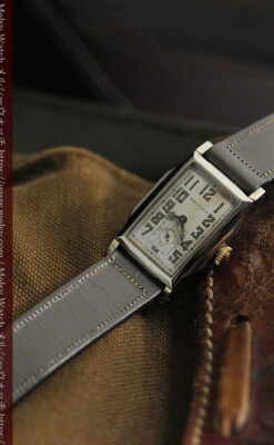 趣きある寂びの美しさ ウォルサムのアンティーク腕時計 【1930年頃】-W1531-6