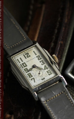 趣きある寂びの美しさ ウォルサムのアンティーク腕時計 【1930年頃】-W1531-9