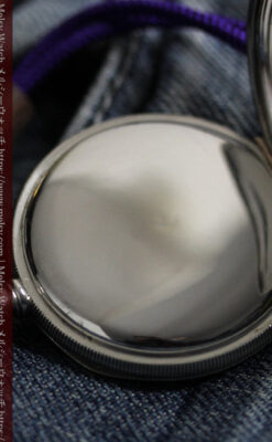 心地よいサイズの中型 ウォルサムの銀無垢時計 【1904年頃】-P2306-16