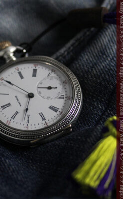 心地よいサイズの中型 ウォルサムの銀無垢時計 【1904年頃】-P2306-5