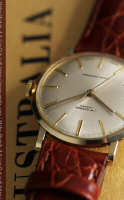 ベンソンの昭和レトロな金無垢アンティーク腕時計 【1969年頃】-W1532-5