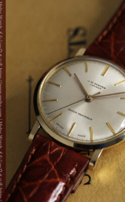 ベンソンの昭和レトロな金無垢アンティーク腕時計 【1969年頃】-W1532-6