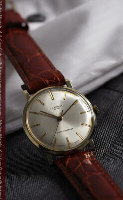 ベンソンの昭和レトロな金無垢アンティーク腕時計 【1969年頃】-W1532-7