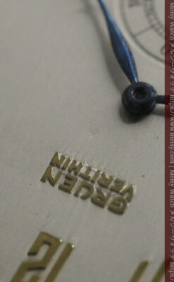 特殊な五角形 グリュエンのアンティーク懐中時計 【1930年頃】-P2307-19