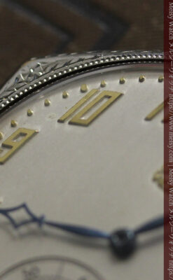 特殊な五角形 グリュエンのアンティーク懐中時計 【1930年頃】-P2307-20