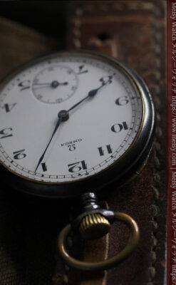 黒色に映える銀の紋章 オメガのアンティーク懐中時計 【1899年製】-P2308-15