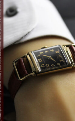 着け方を選んで楽しむ華麗なハミルトンのアンティーク腕時計 【1940年頃】-W1535-1