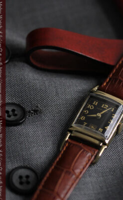 着け方を選んで楽しむ華麗なハミルトンのアンティーク腕時計 【1940年頃】-W1535-13