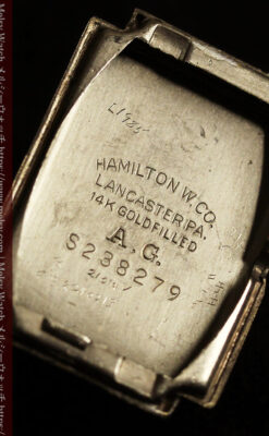 着け方を選んで楽しむ華麗なハミルトンのアンティーク腕時計 【1940年頃】-W1535-18