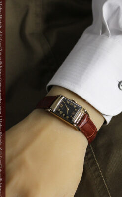 着け方を選んで楽しむ華麗なハミルトンのアンティーク腕時計 【1940年頃】-W1535-19