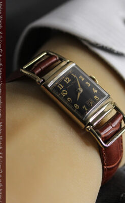 着け方を選んで楽しむ華麗なハミルトンのアンティーク腕時計 【1940年頃】-W1535-2