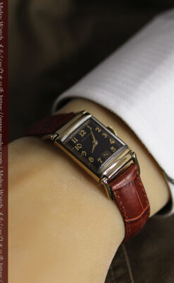 着け方を選んで楽しむ華麗なハミルトンのアンティーク腕時計 【1940年頃】-W1535-20