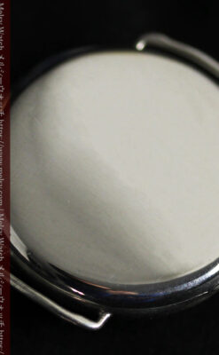 古式ゆかしき品あるオメガ 銀無垢女性用アンティーク腕時計 【1930年製】-W1538-17